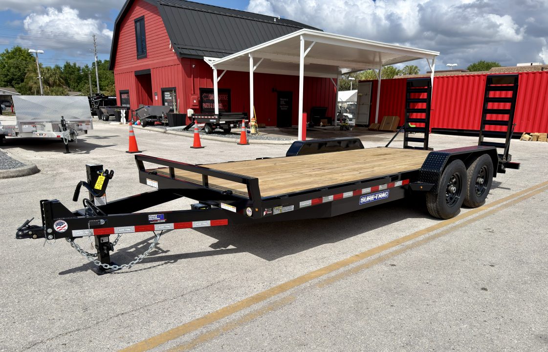 New 2026 Sure-Trac 7x18 (16+2) 14K Equipment Trailer