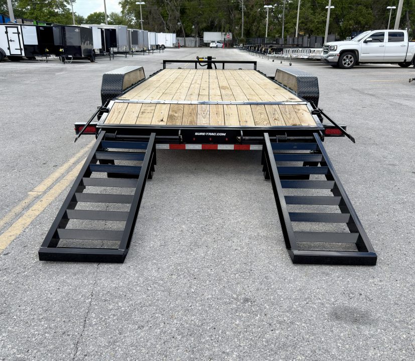 New 2026 Sure-Trac 7x18 (16+2) 14K Equipment Trailer