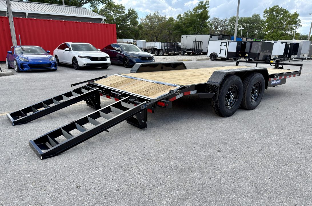 New 2026 Sure-Trac 7x18 (16+2) 14K Equipment Trailer