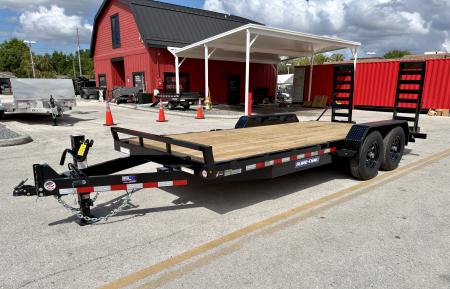 New 2026 Sure-Trac 7x18 (16+2) 14K Equipment Trailer