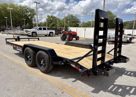 New 2026 Sure-Trac 7x18 (16+2) 14K Equipment Trailer