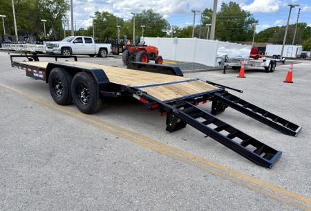 New 2026 Sure-Trac 7x18 (16+2) 14K Equipment Trailer