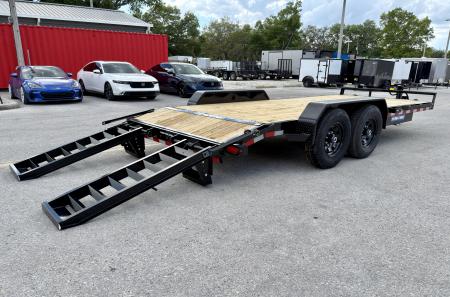 New 2026 Sure-Trac 7x18 (16+2) 14K Equipment Trailer