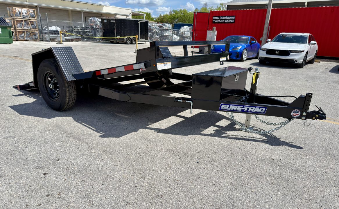 New 2026 Sure-Trac 6.5x12 SIngle Axle Tilt 7.8K Equipment Trailer
