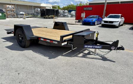 New 2026 Sure-Trac 6.5x12 SIngle Axle Tilt 7.8K Equipment Trailer