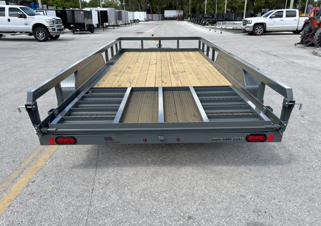 New 2026 Sure-Trac 7x16 Tube Top 10K Utility Trailer