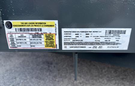 New 2026 Sure-Trac 7x16 Tube Top 10K Utility Trailer