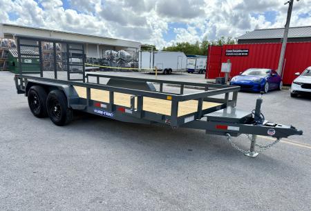 New 2026 Sure-Trac 7x16 Tube Top 10K Utility Trailer