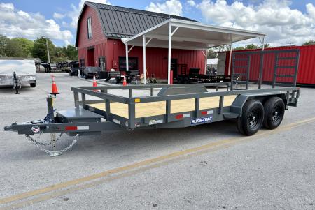 New 2026 Sure-Trac 7x16 Tube Top 10K Utility Trailer