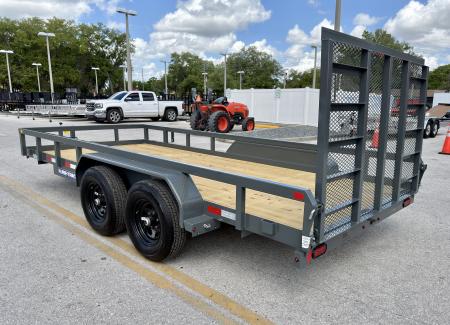 New 2026 Sure-Trac 7x16 Tube Top 10K Utility Trailer