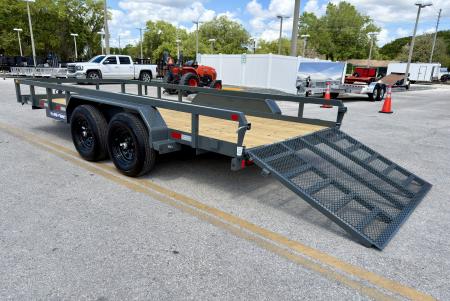 New 2026 Sure-Trac 7x16 Tube Top 10K Utility Trailer