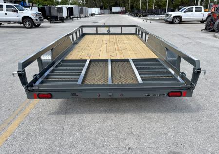 New 2026 Sure-Trac 7x16 Tube Top 10K Utility Trailer