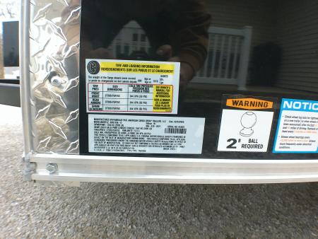 New 2026 American Hauler Arrow 6x12 Deluxe with ACP Cargo / Enclosed Trailer