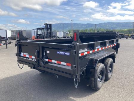 New 2025 Sure-Trac 7x14 Telescopic Dump Trailer 14k GVWR