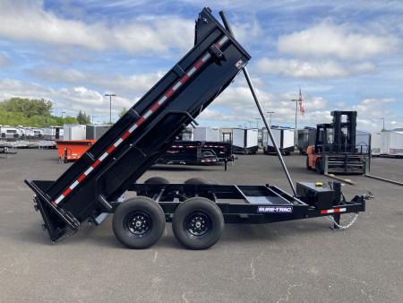 New 2025 Sure-Trac 7x14 Telescopic Dump Trailer 14k GVWR