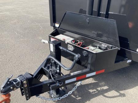 New 2025 Sure-Trac 7x14 Telescopic Dump Trailer 14k GVWR