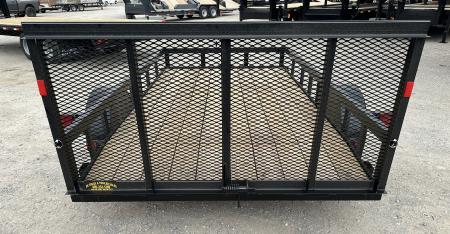 New 2026 Road Boss 77"x12' Single Axle with 3' gate & Dove tail Utility Trailer