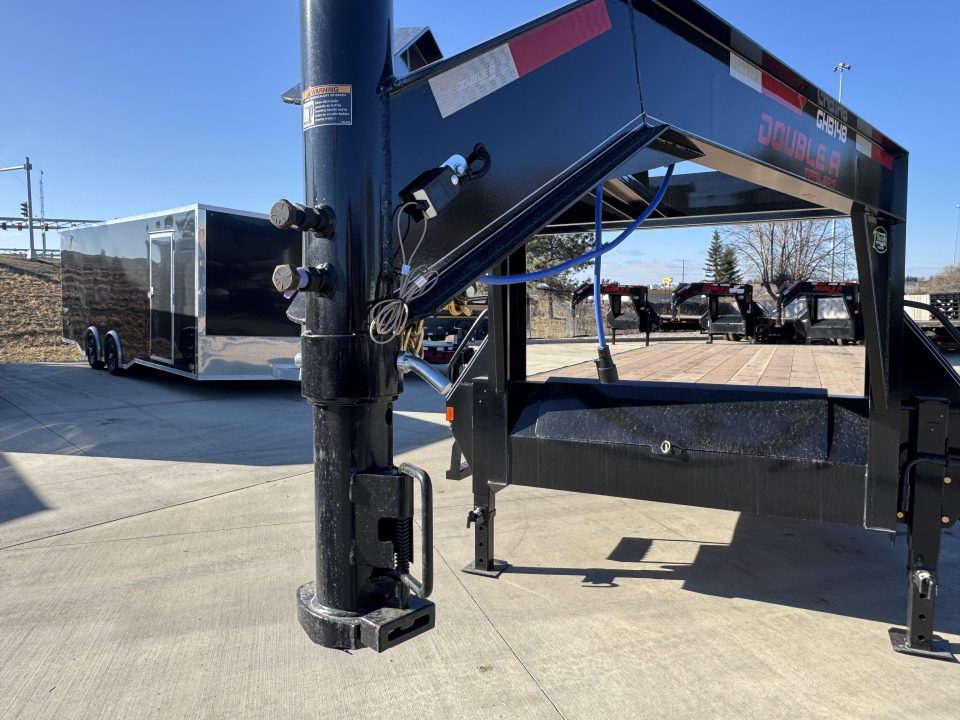 New 2026 Double A GOOSENECK 26 ft Deckover flatbed HEAVY DUTY 14K Trailer