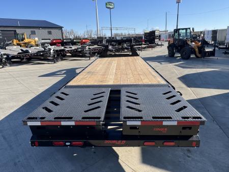 New 2026 Double A GOOSENECK 26 ft Deckover flatbed HEAVY DUTY 14K Trailer