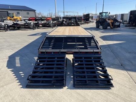 New 2026 Double A GOOSENECK 26 ft Deckover flatbed HEAVY DUTY 14K Trailer