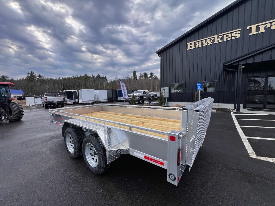 New 2026 Triumph 7X14 Aluminum Utility Trailer/ Bi-Fold Gate - 7000GVW