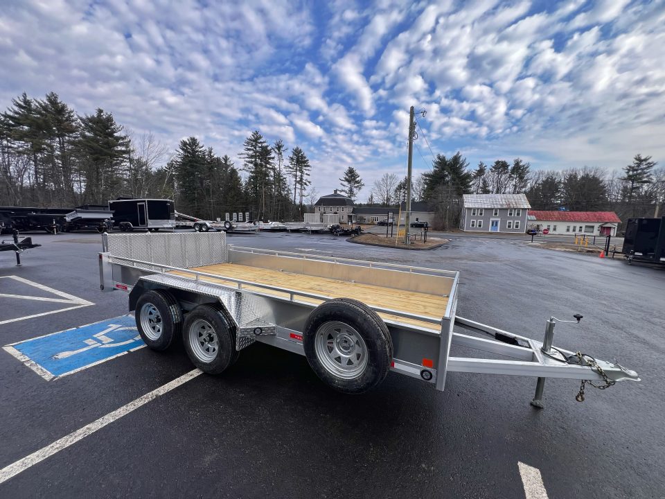New 2026 Triumph 7X14 Aluminum Utility Trailer/ Bi-Fold Gate - 7000GVW