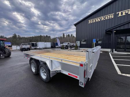 New 2026 Triumph 7X14 Aluminum Utility Trailer/ Bi-Fold Gate - 7000GVW