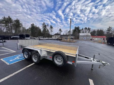 New 2026 Triumph 7X14 Aluminum Utility Trailer/ Bi-Fold Gate - 7000GVW