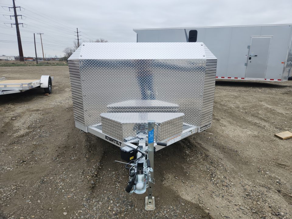 New 2027 Aluma 8218HTILTANV Tilt Trailer