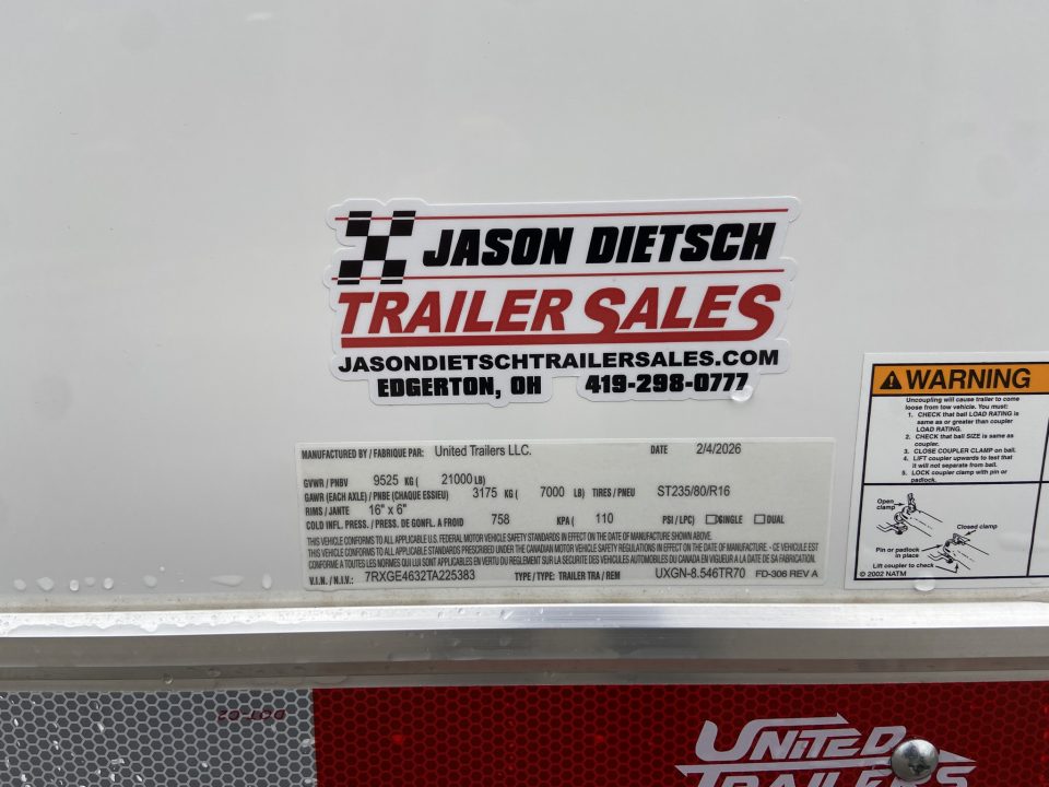 New United UXGN-8.5X46 Car Trailer