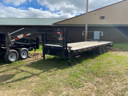 New 2026 Delta Trailer 25' Gooseneck 14k Equipment Trailer