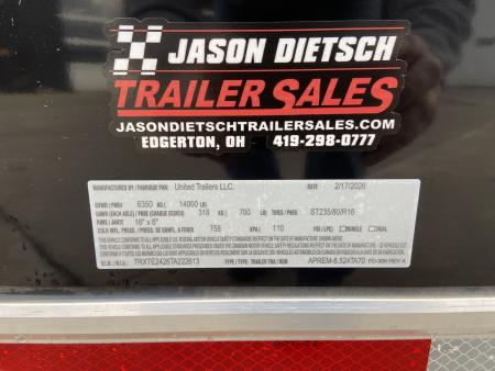 New United UAT PREM 8.5X24 Racing Trailer