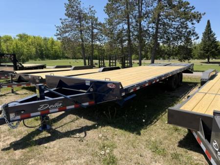 New 2026 Delta Trailers 25' Deckover 16k Equipment Trailer