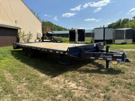 New 2026 Delta Trailers 25' Deckover 16k Equipment Trailer