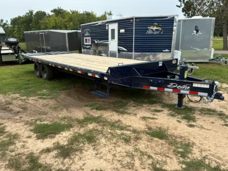 New 2026 Delta Trailers 25' Deckover 16k Equipment Trailer