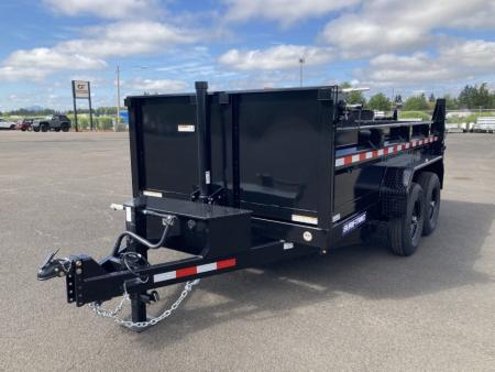 New 2026 Sure-Trac 7x14 Telescopic Dump Trailer 14k GVWR