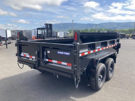 New 2026 Sure-Trac 7x14 Telescopic Dump Trailer 14k GVWR