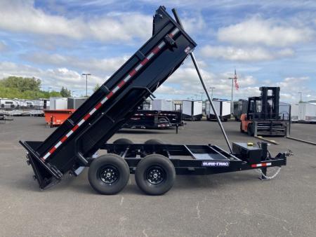 New 2026 Sure-Trac 7x14 Telescopic Dump Trailer 14k GVWR