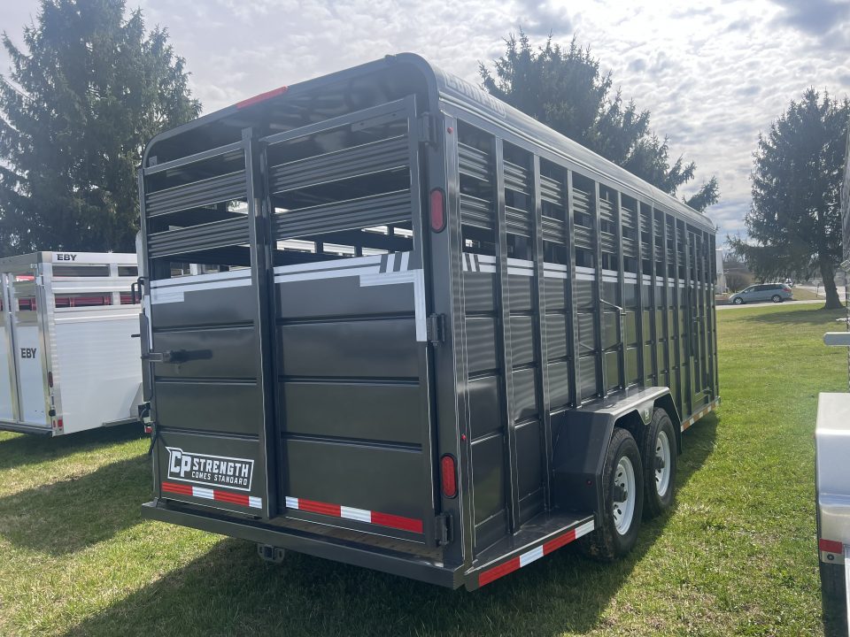 New 2026 CornPro 7x20 14K Gooseneck Stock / Stock Combo Trailer