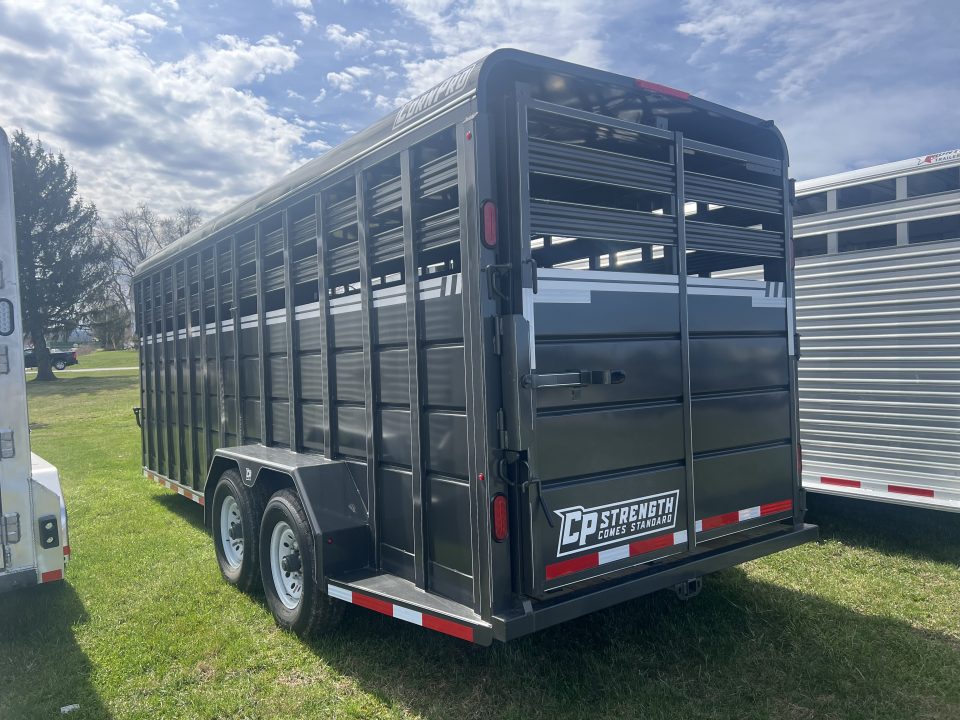 New 2026 CornPro 7x20 14K Gooseneck Stock / Stock Combo Trailer