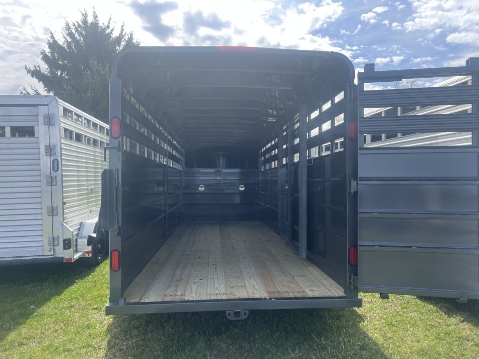 New 2026 CornPro 7x20 14K Gooseneck Stock / Stock Combo Trailer