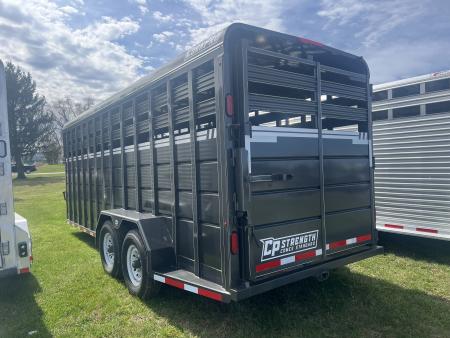 New 2026 CornPro 7x20 14K Gooseneck Stock / Stock Combo Trailer