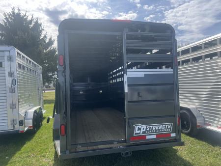 New 2026 CornPro 7x20 14K Gooseneck Stock / Stock Combo Trailer