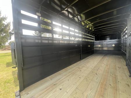New 2026 CornPro 7x20 14K Gooseneck Stock / Stock Combo Trailer