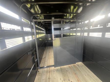 New 2026 CornPro 7x20 14K Gooseneck Stock / Stock Combo Trailer
