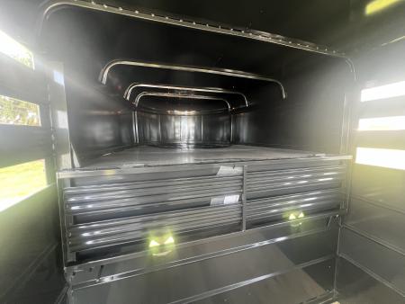 New 2026 CornPro 7x20 14K Gooseneck Stock / Stock Combo Trailer