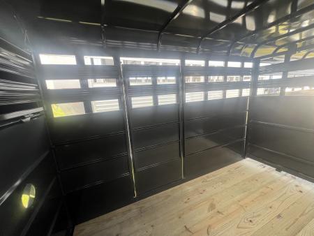 New 2026 CornPro 7x20 14K Gooseneck Stock / Stock Combo Trailer