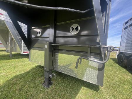 New 2026 CornPro 7x20 14K Gooseneck Stock / Stock Combo Trailer