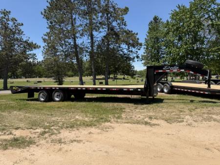 New 2026 Delta Trailer 30' Gooseneck Dual 12k Deckover Equipment Trailer