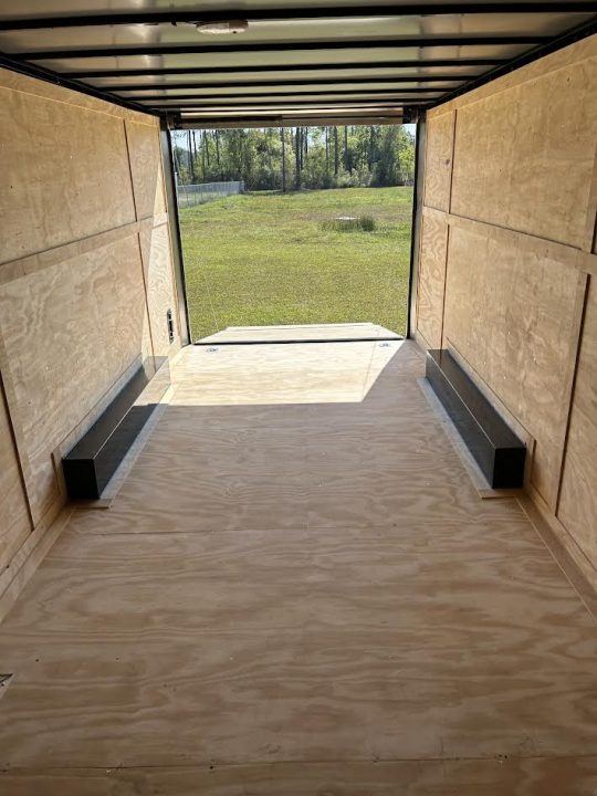 New 8.5x20 Titanium Cargo Trailer - White Enclosed Trailer